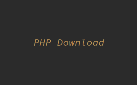 PHP实现文件下载接口